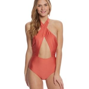 MINKPINK Just Peachy One Piece Swimsuit